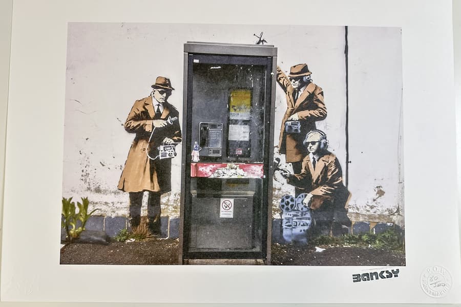 Lithografie nach Banksy, limitiert